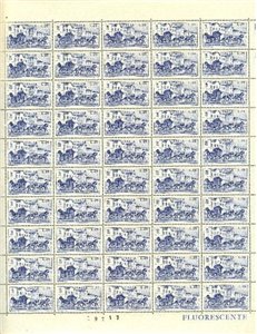 ITALIA 1969 Giornata del francobollo 1 foglio intero MNH**