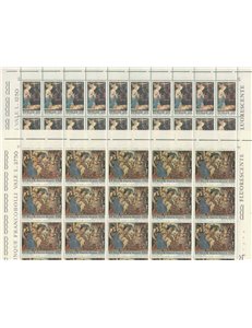 ITALIA 1970 Natale 2 fogli interi MNH**