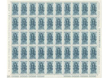 ITALIA 1971 Benvenuto Cellini 1 foglio intero MNH**