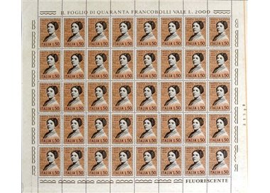 ITALY 1971 Grazia Deledda 1 full sheet MNH**