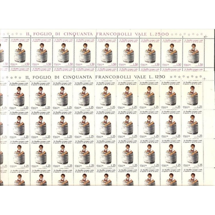 ITALY 1971 Postal Savings 2 full sheets MNH**