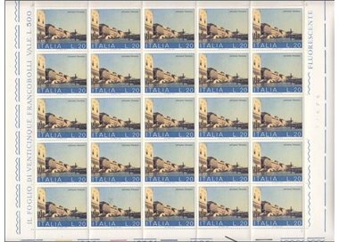 ITALY 1973 Save Venice £20 1 full sheet MNH**