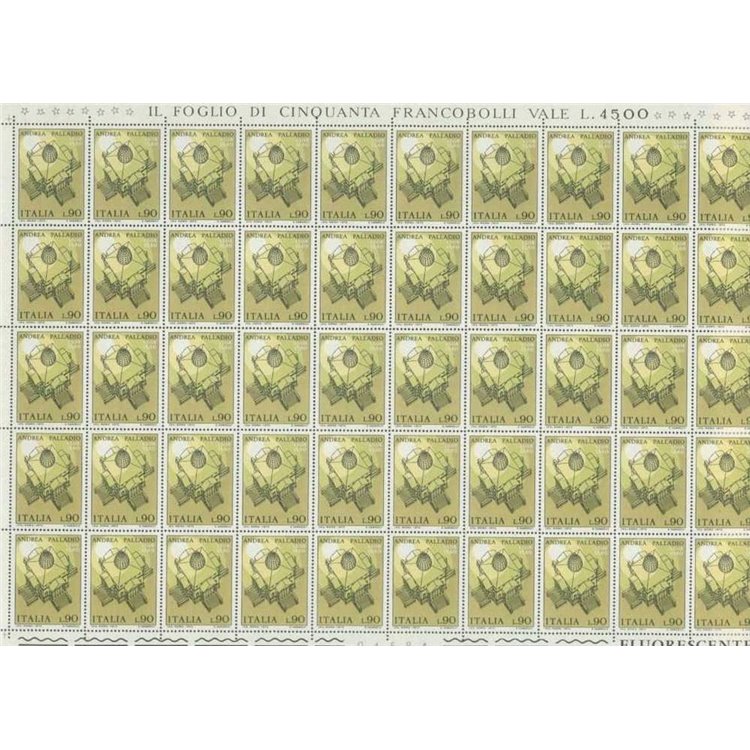 ITALY 1973 Andrea Palladio 1 full sheet MNH**