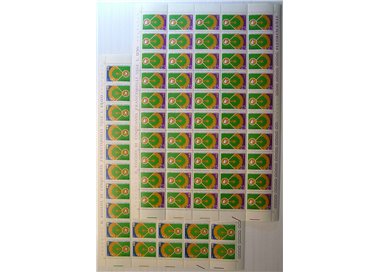 ITALY 1973 Baseball Cup 2 full sheets MNH**