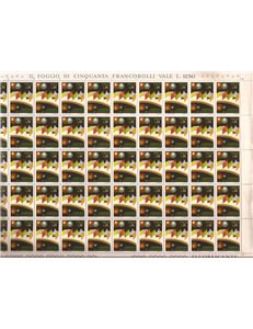 ITALY 1973 Viareggio Carnival 1 full sheet MNH**