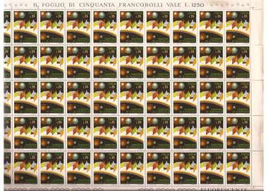 ITALY 1973 Viareggio Carnival 1 full sheet MNH**