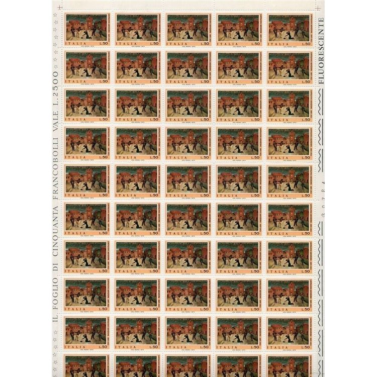 ITALY 1973 Don Giovanni Minzoni 1 full sheet MNH**