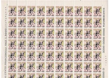 ITALY 1973 Gaetano Salvemini 1 full sheet MNH**