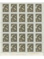 ITALIA 1973 Caravaggio 1 foglio intero MNH**