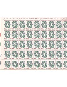 ITALY 1973 Italian Rotary 1 full sheet MNH**