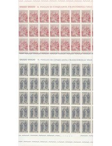 ITALY 1974 Norman Art in Sicily 2 full sheets MNH**