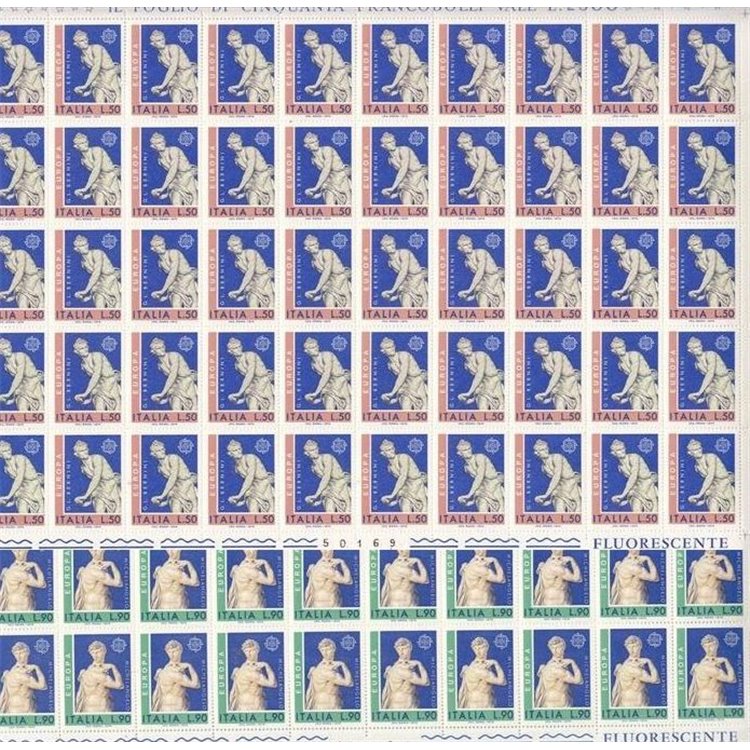 ITALY 1974 Europe 2 full sheets MNH**
