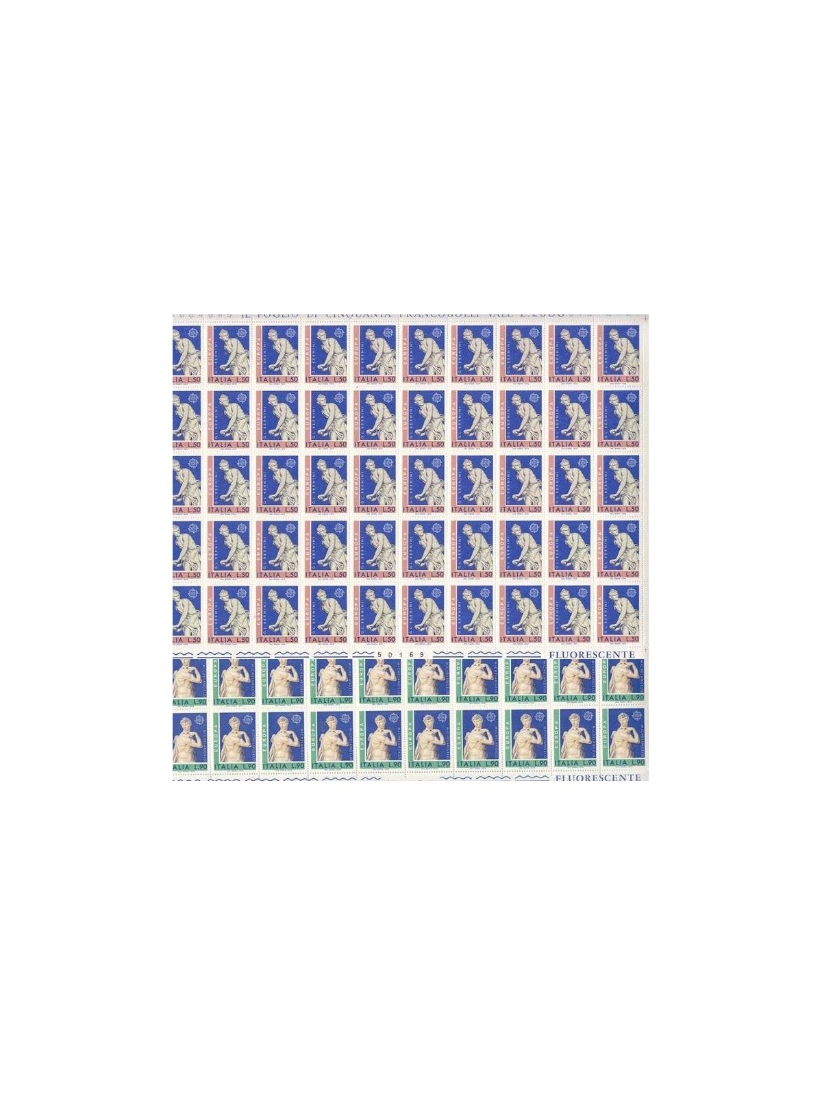 ITALY 1974 Europe 2 full sheets MNH**