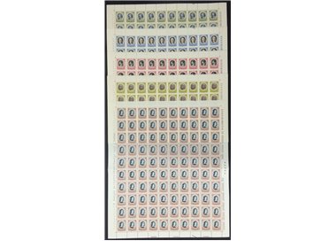 ITALY 1974 Illustrious men, Italian artists 5 full sheets MNH**