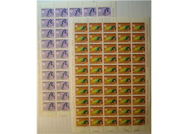 ITALY 1974 Athletics 2 full sheets MNH**