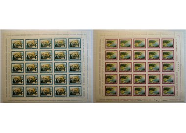 ITALY 1974 Tourism, 1st issue 2 full sheets MNH**