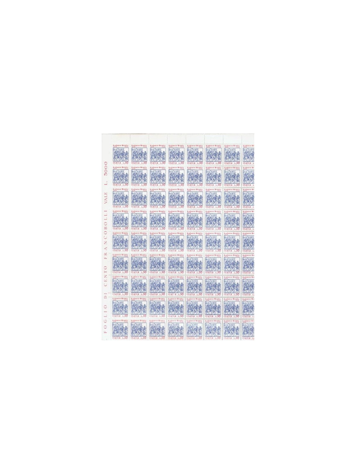 ITALY 1974 Ludovico Ariosto 1 full sheet MNH**