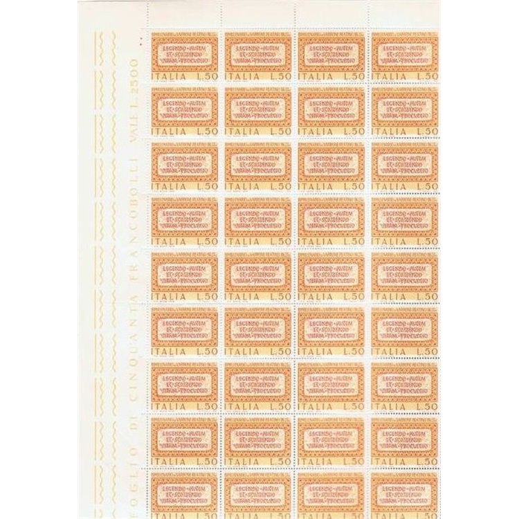 ITALY 1974 Marco Terenzio Varrone 1 full sheet MNH**