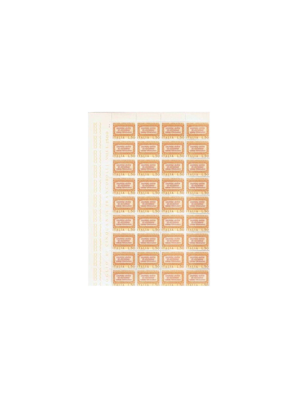ITALY 1974 Marco Terenzio Varrone 1 full sheet MNH**