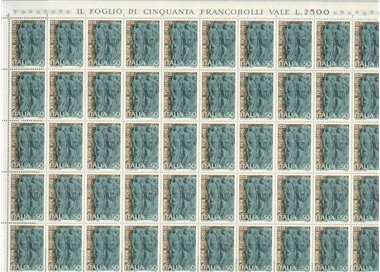 ITALIA 1974 Ordine forense 1 foglio intero MNH**