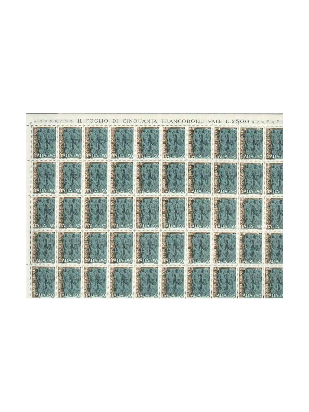 ITALIA 1974 Ordine forense 1 foglio intero MNH**