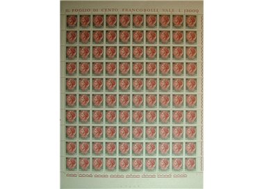 ITALY 1966 Siracusana £130 stars 1 full sheet MNH**