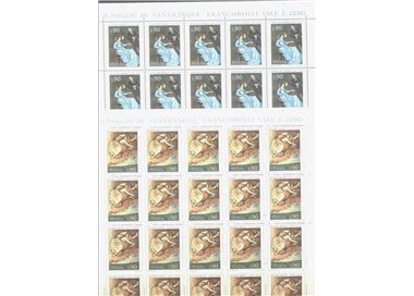 ITALY 1975 Art, Reni and Spadini 2 full sheets MNH**