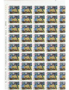 ITALIA 1975 Emigrati italiani nel mondo 1 foglio intero MNH**