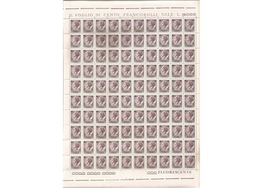 ITALY 1971 Siracusana £180 1 full sheet MNH**