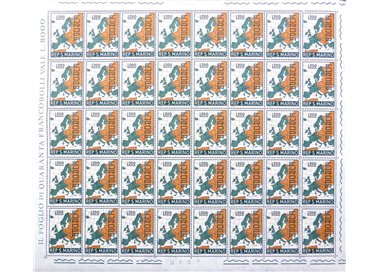 SAN MARINO 1967 Europa 1 foglio intero MNH**