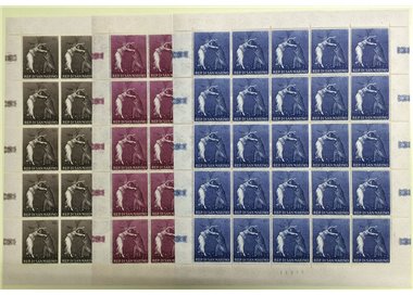 SAN MARINO 1968 Christmas, Botticelli 3 full sheets MNH**