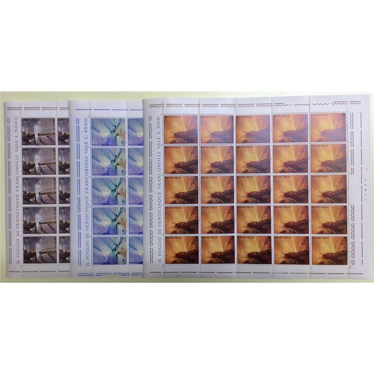 SAN MARINO 1969 Paintings by Viola 3 full sheets MNH**