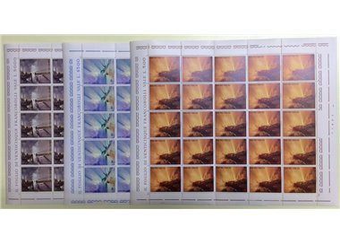 SAN MARINO 1969 Dipinti di Viola 3 fogli interi MNH**