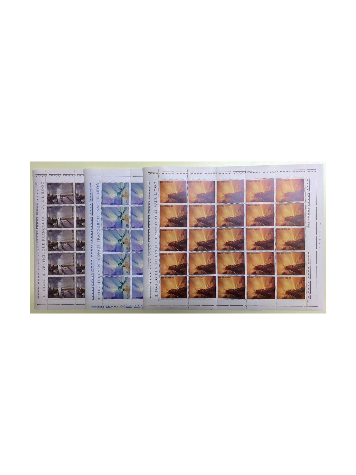 SAN MARINO 1969 Paintings by Viola 3 full sheets MNH**