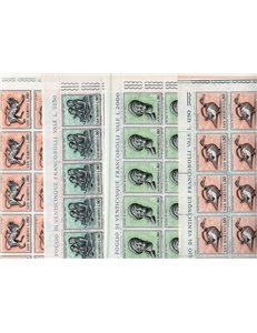 SAN MARINO 1971 Etruscan Art 4 full sheets MNH**