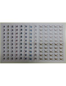 SAN MARINO 1973 Crossbowmen 9 full sheets MNH**