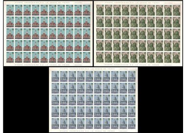 SAN MARINO 1976 Bicentennial of the United States 3 full sheets MNH**