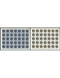 SAN MARINO 1976 Europe, craft activities 2 full sheets MNH**