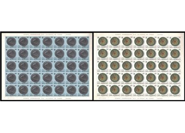 SAN MARINO 1976 Europa, attività artigianali 2 fogli interi MNH**