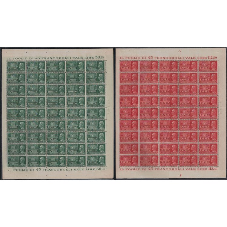 ITALIAN EAST AFRICA 1938 Airmail 2 Full Sheets MNH**