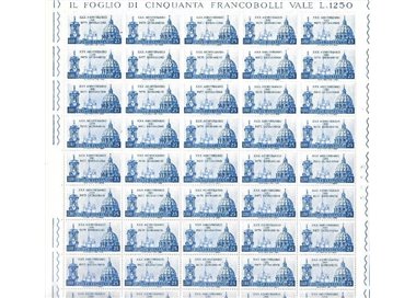 ITALIA 1959 Patti lateranensi 1 foglio intero MNH**