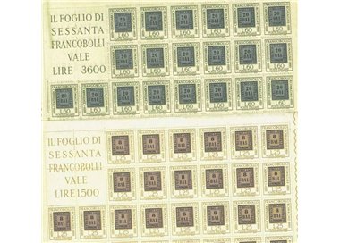 ITALIA 1959 Francobolli delle Romagne 2 fogli interi MNH**