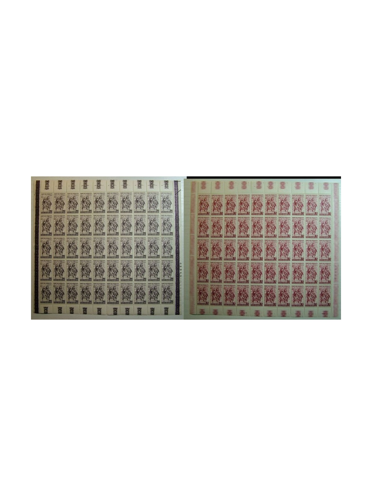 ITALY 1960 World Refugee Year 2 full sheets MNH**