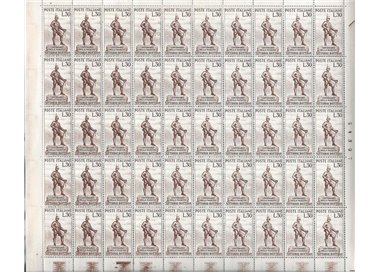 ITALY 1960 Vittorio Bottego 1 full sheet MNH**