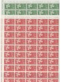 ITALY 1961 Europe with variety 2 full sheets MNH**
