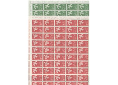 ITALY 1961 Europe 2 full sheets MNH**