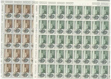ITALY 1964 Giovanni da Verrazzano 2 full sheets MNH**
