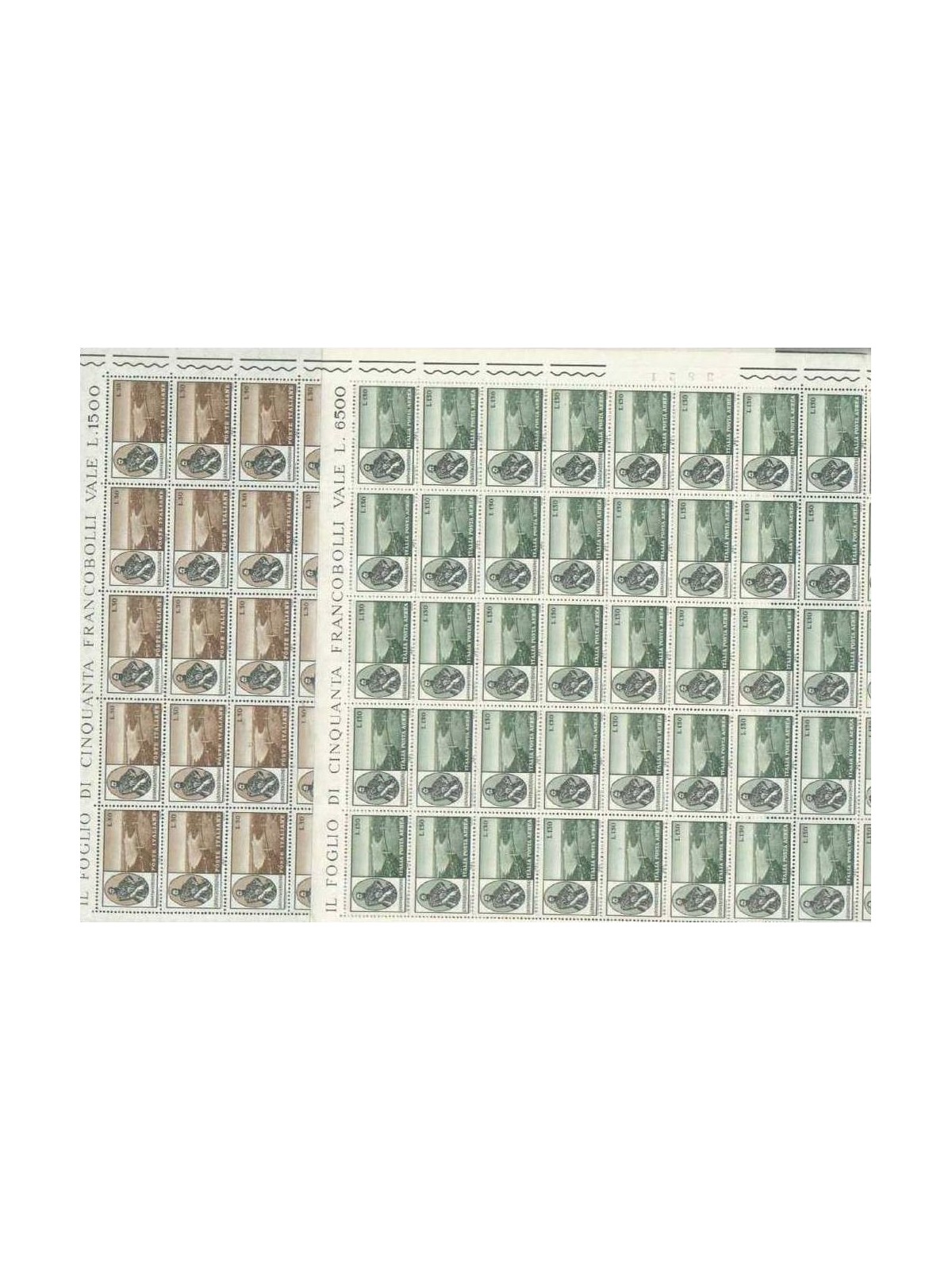 ITALY 1964 Giovanni da Verrazzano 2 full sheets MNH**