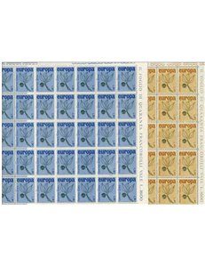ITALY 1965 Europe 2 full sheets MNH**