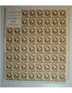 ITALY 1965 Savings Day 1 full sheet MNH**